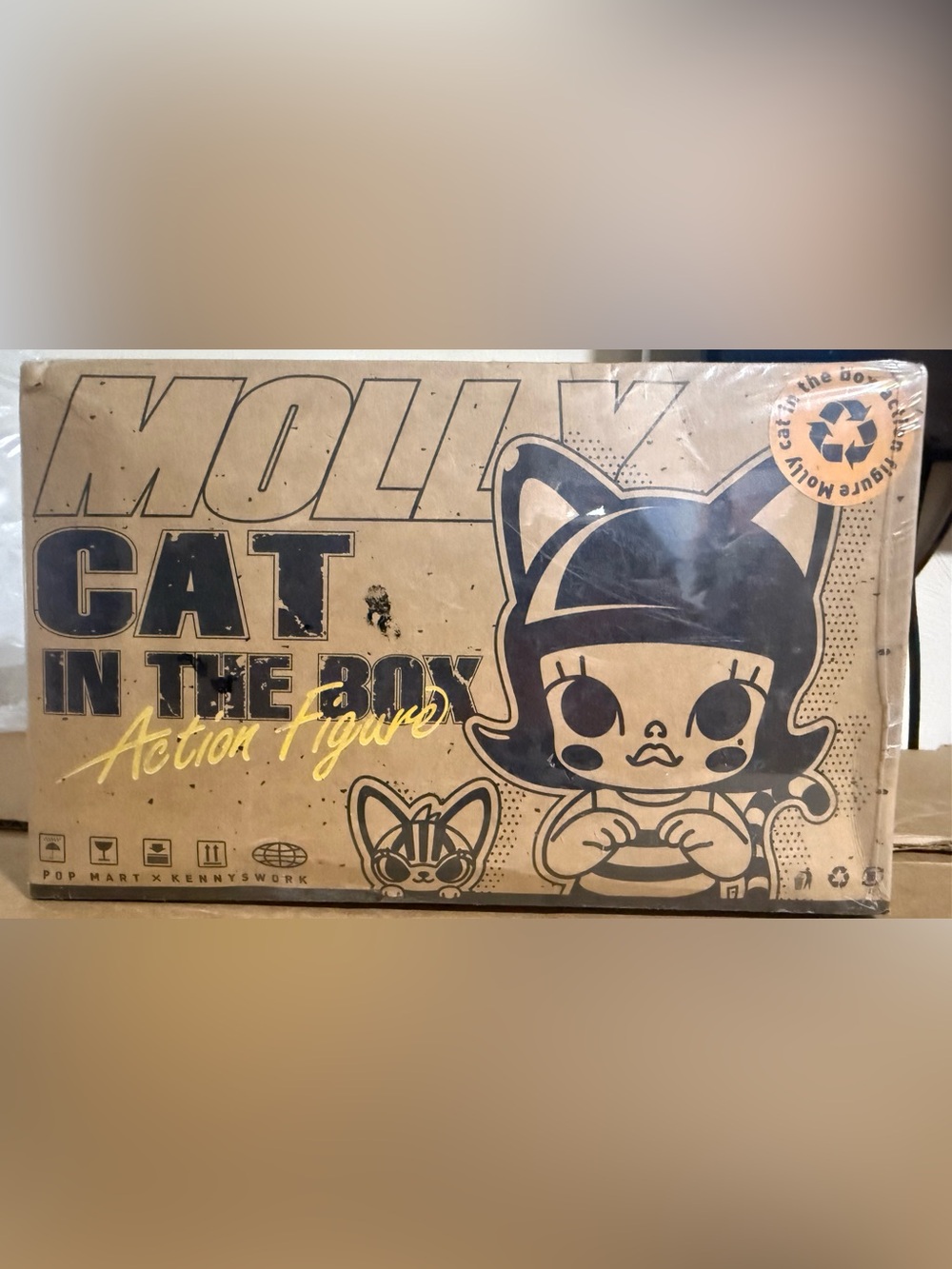 Pop Mart x Kennyswork "Molly Cat in the Box”